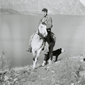 Eddie Gillespie rides his horse in the Hunter Valley region.